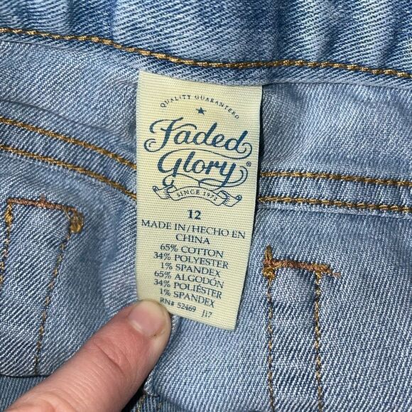 5Ā for $25š„Faded Glory Light BlueāJeansāSizeā12 - Picture 6 of 7